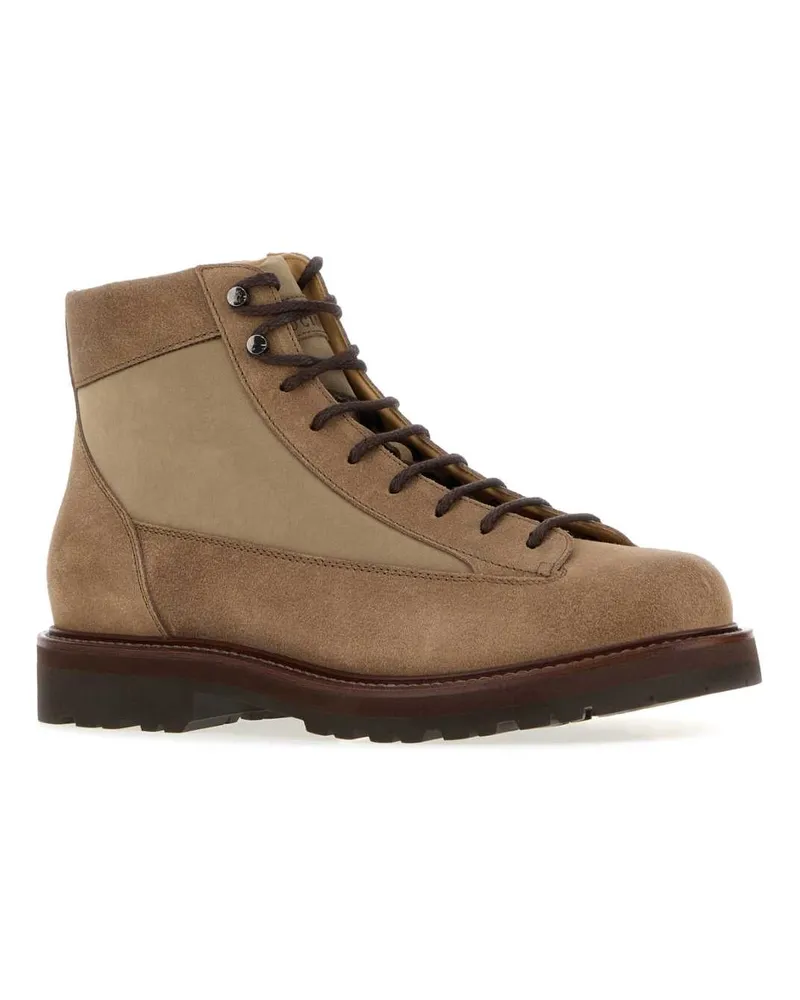 Brunello Cucinelli Lace-Up Calf Leather Boot Crb01