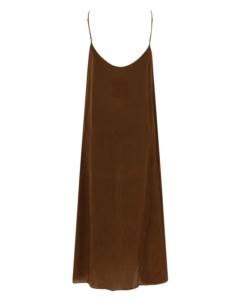 Uma Wang Anaya Dress — Brown Brown
