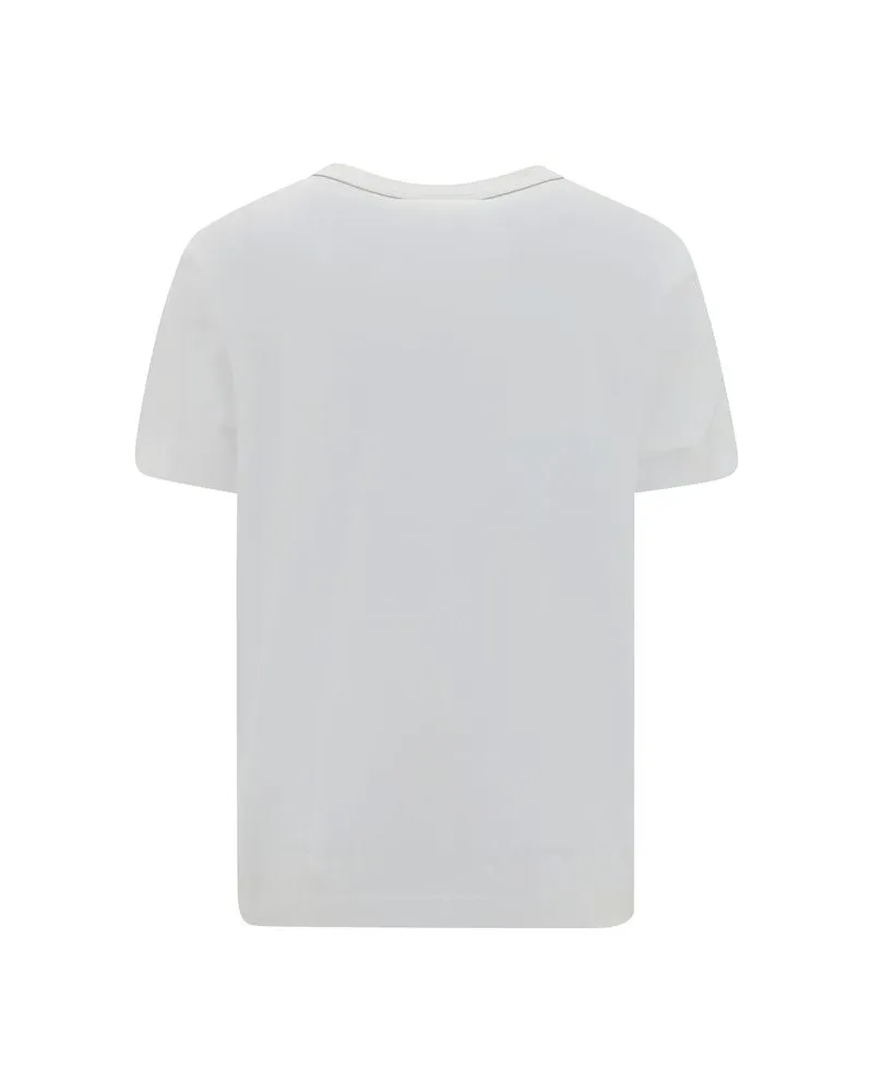 Brunello Cucinelli Women's White Cotton T-Shirt White