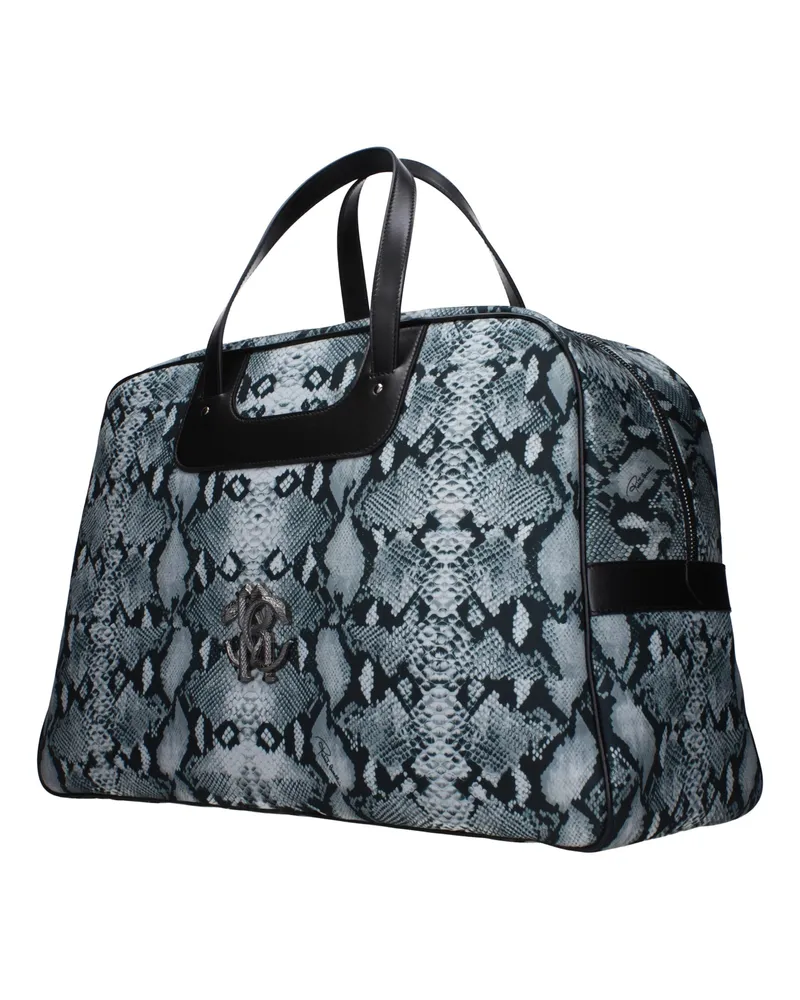 Roberto Cavalli Fabric Duffle Bag — Gray Gray
