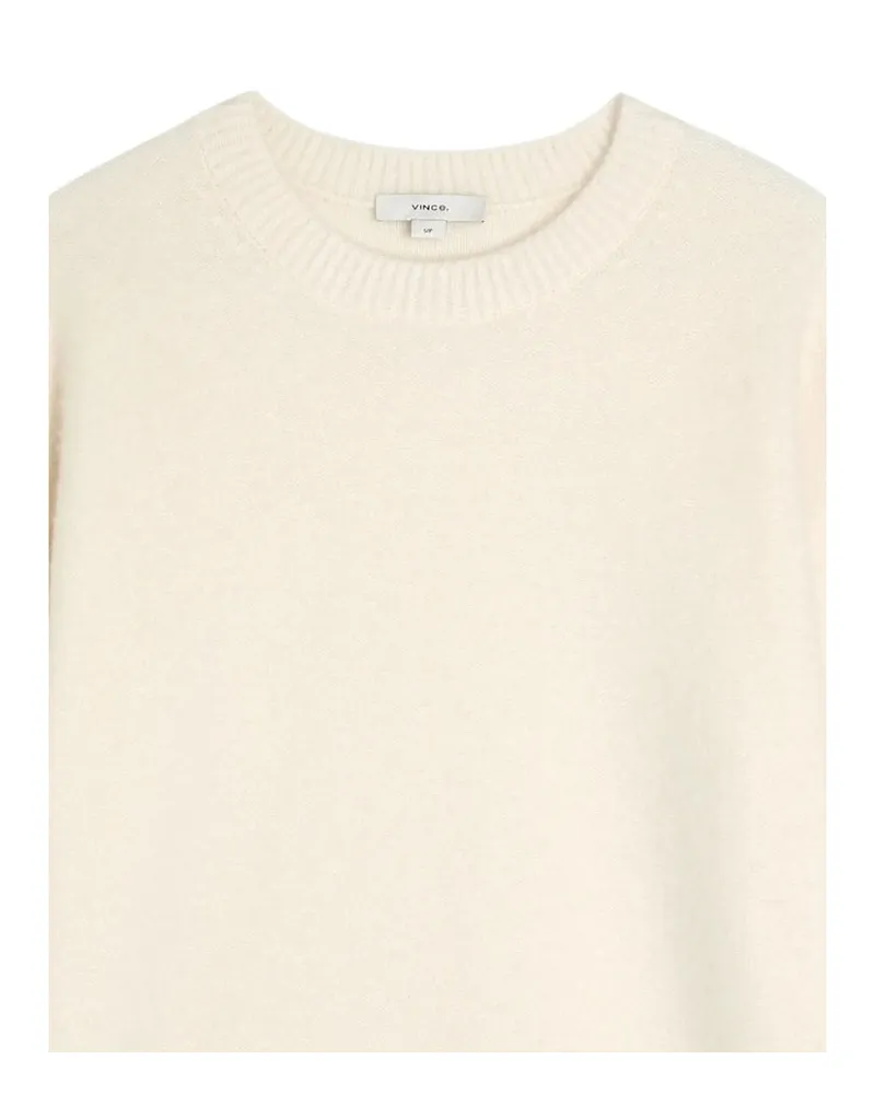 Vince Cashmere Crew Neck Sweater — Beige Beige