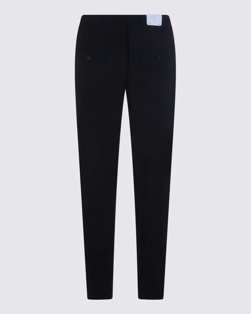 Eleventy Men's Trousers Blu _100 % Co Black