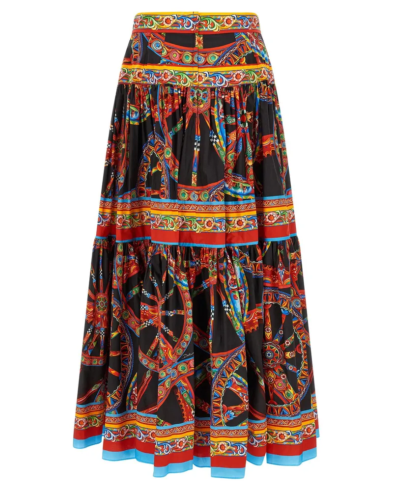 Dolce & Gabbana Carretto Skirt — Black Black