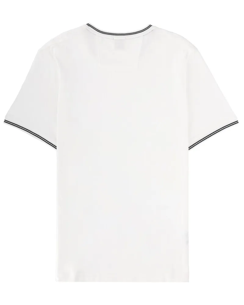 HUGO BOSS Cotton-Elastane T-Shirt — White White