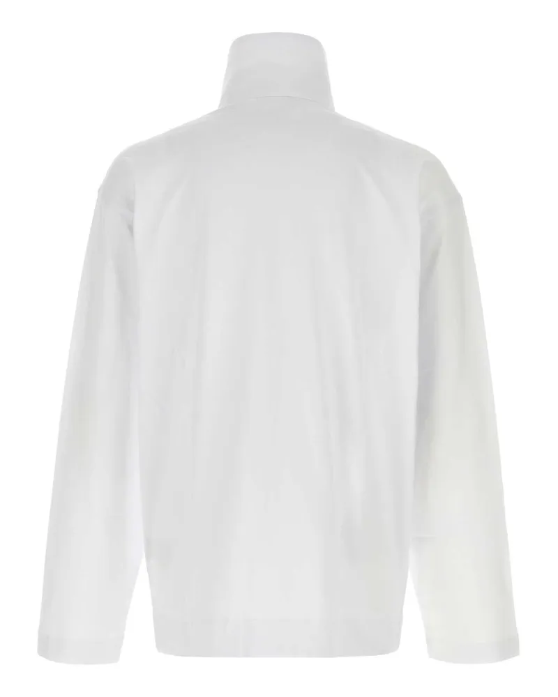 Dries van Noten Men's White Cotton Oversize Hegon T-Shirt Exterior Exterior: T-shirts And Polos White