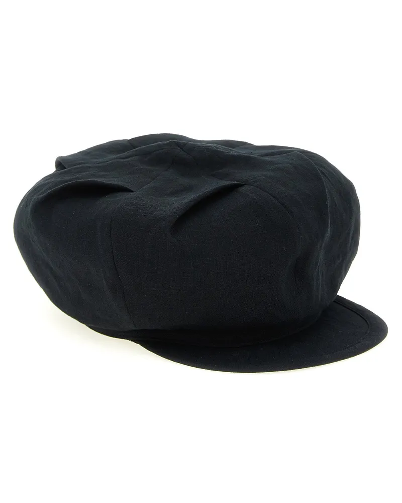 Yohji Yamamoto Baseball Cap — Black Black