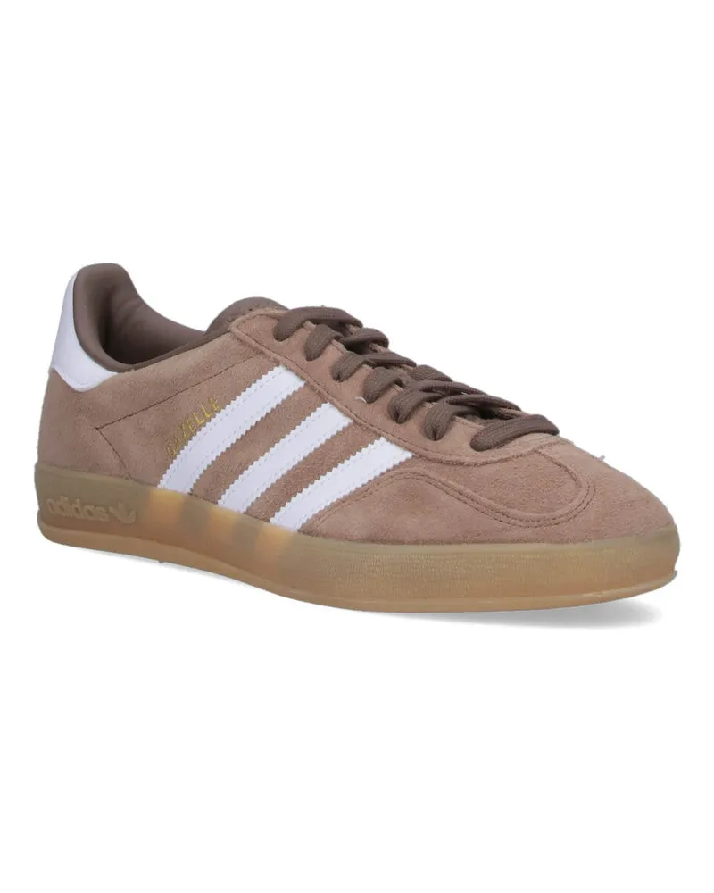 adidas Men's Sneakers Brown Leather Brown