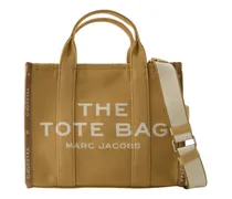 Women's The Medium Tote Cotton Camel Brown Totes-shopping-bags
