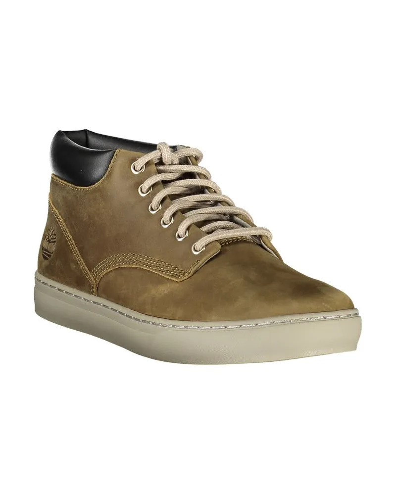 Timberland Nubuck Leather Sneaker — Green Green