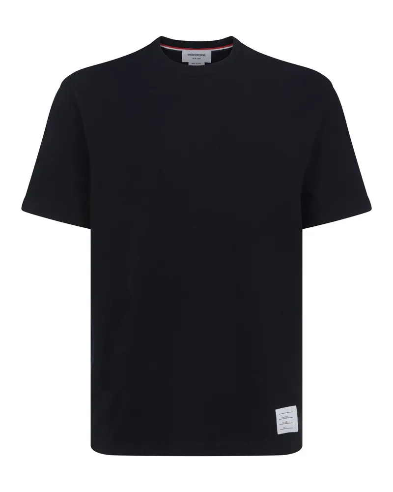 Thom Browne Cotton Jersey T-Shirt — Navy Navy