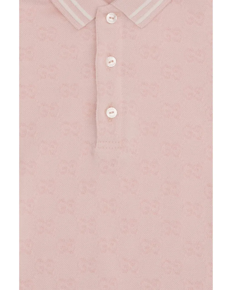 Gucci Girls' Baby Two-Piece Gg Cotton Set Pink-Mix Dress Pink/mix Pink