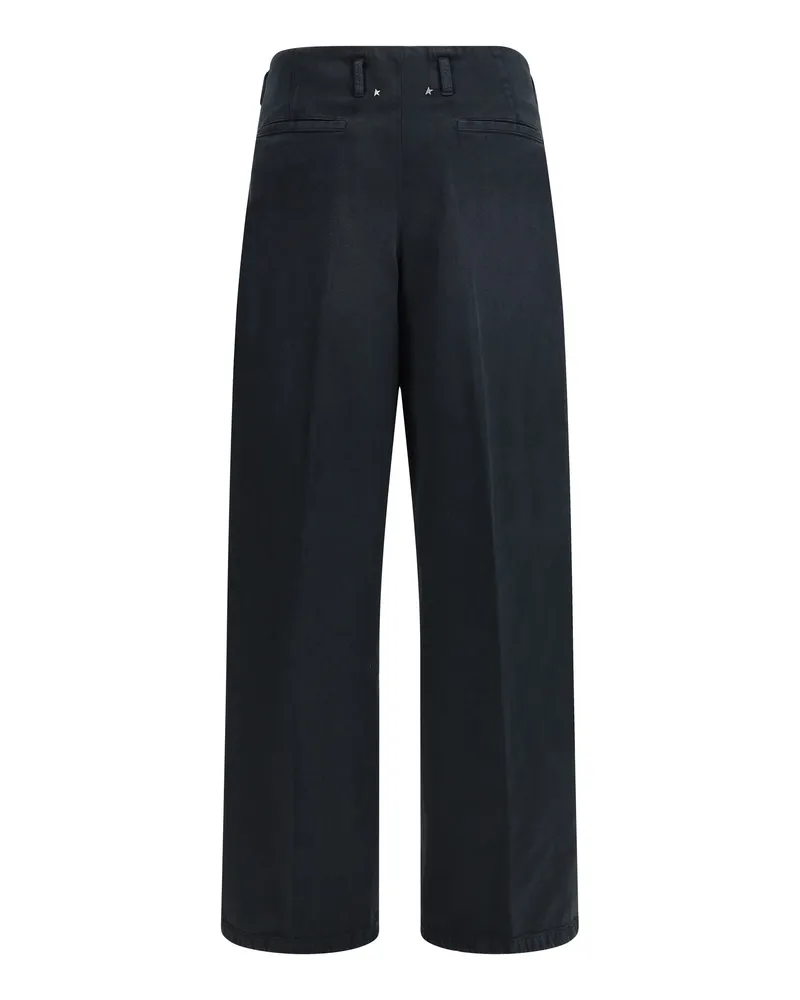 Golden Goose Women's Cotton Denim Trousers Black Jean Black