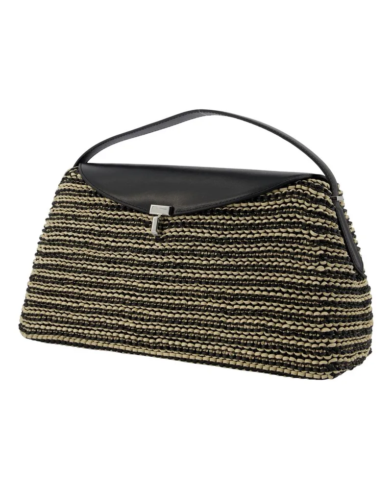 Totême Women's Top Handle Bag Black Calfskin Black