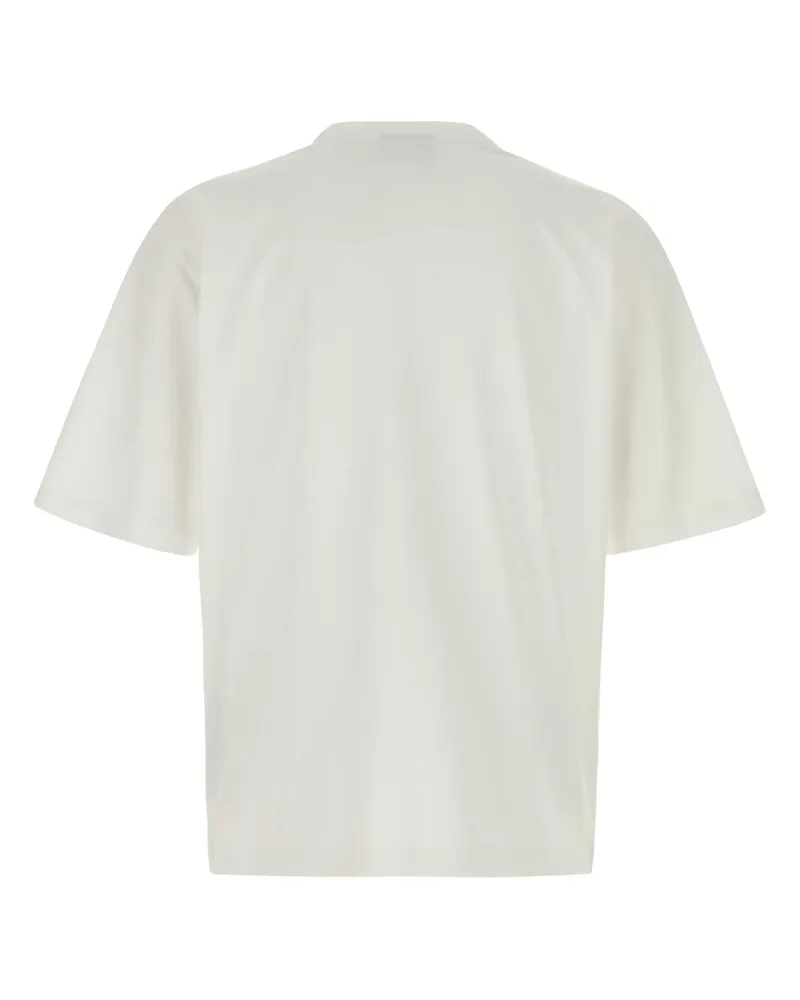 Dsquared2 Men's White Cotton Oversize T-Shirt Exterior White