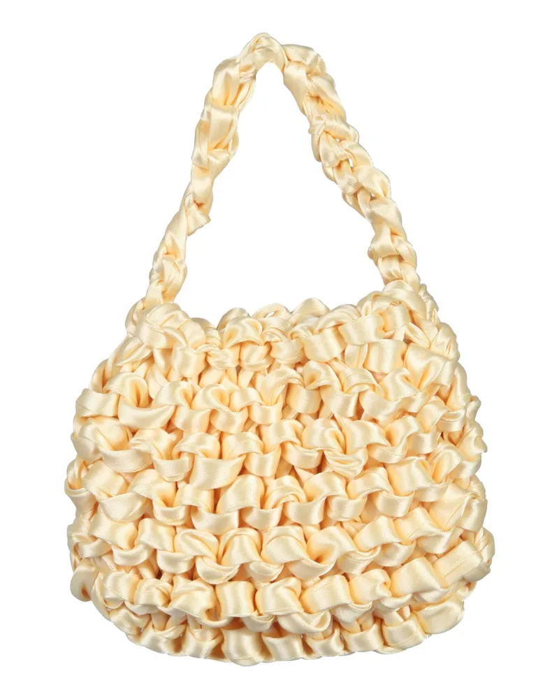 Miista Mini Theodore Top Handle Bag — Yellow Yellow