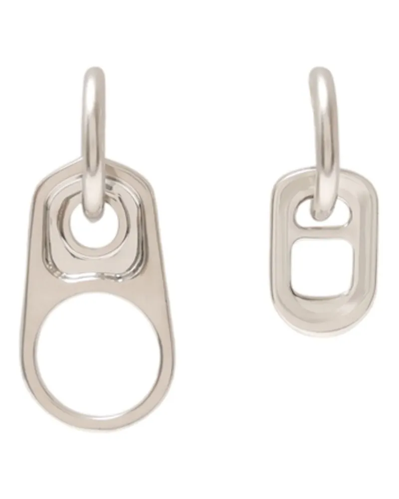 Maison Margiela Women's Closure Earrings Metal Silver Jewelry-Watches Silver