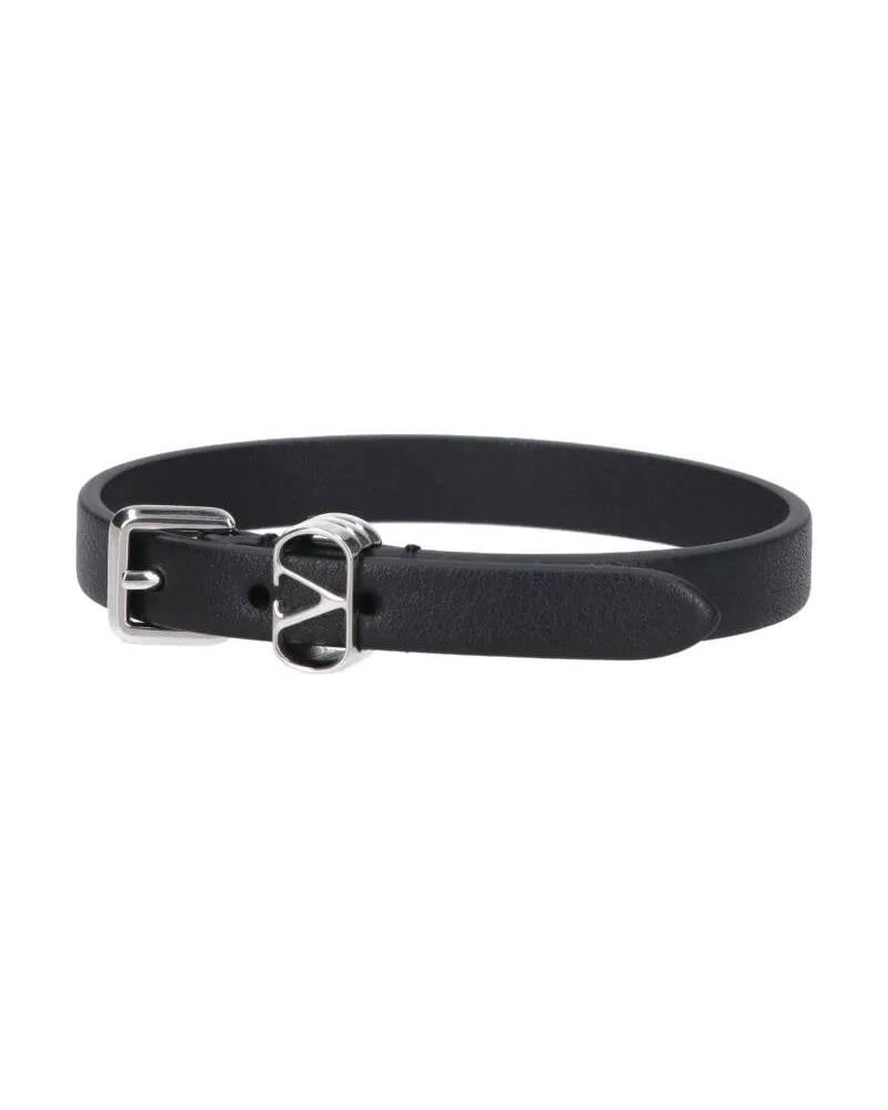 Valentino Garavani Men's Bijoux Black Calf Leather Black