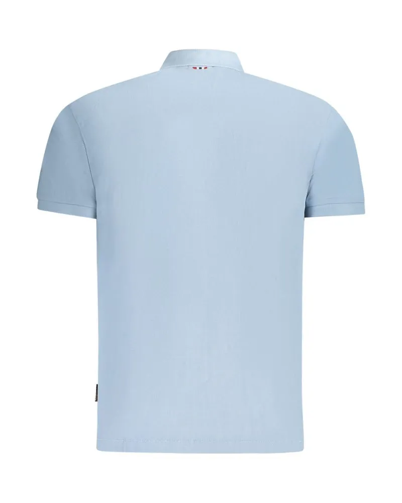 Napapijri Cotton Polo — Blue Blue