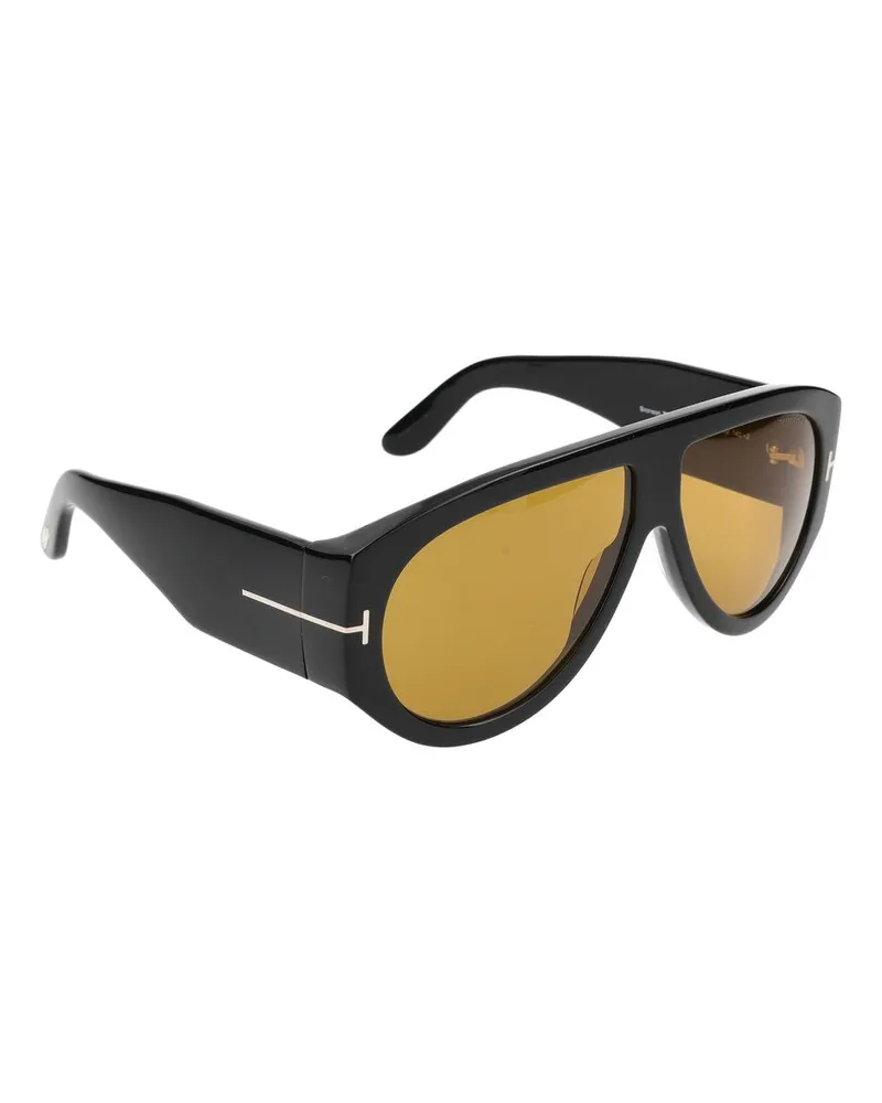 Tom Ford Unisex Ft1044 Sunglasses Black Injected Black