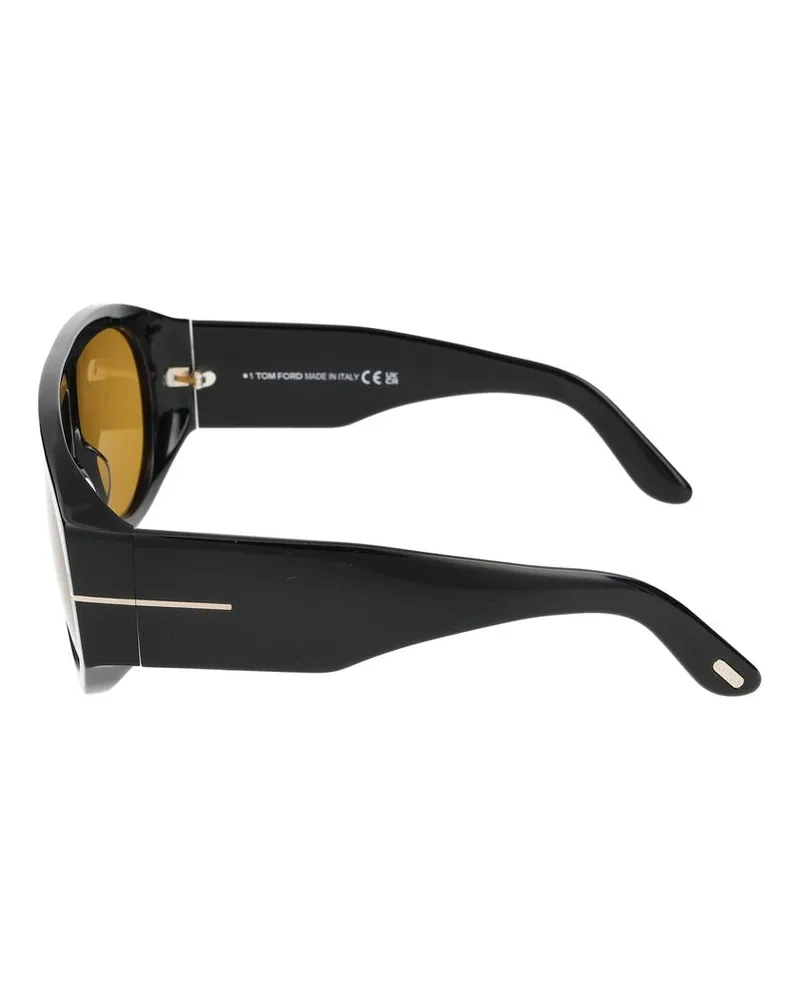 Tom Ford Unisex Ft1044 Sunglasses Black Injected Black