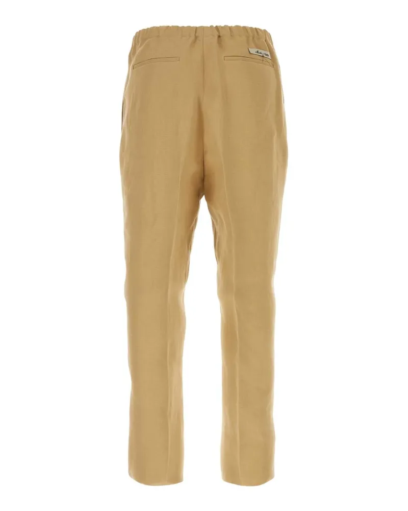 Fendi Men's Camel Paper Pant Exterior: Pantaloni Camel