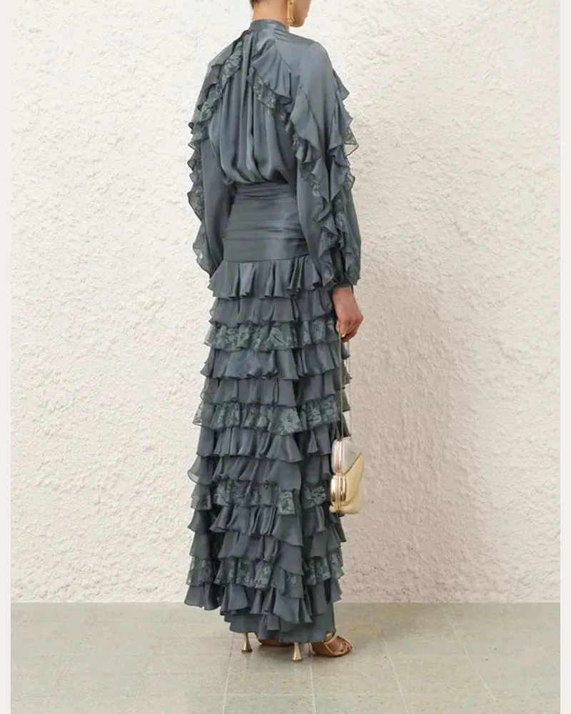 Zimmermann H26 Coat — Grey Grey