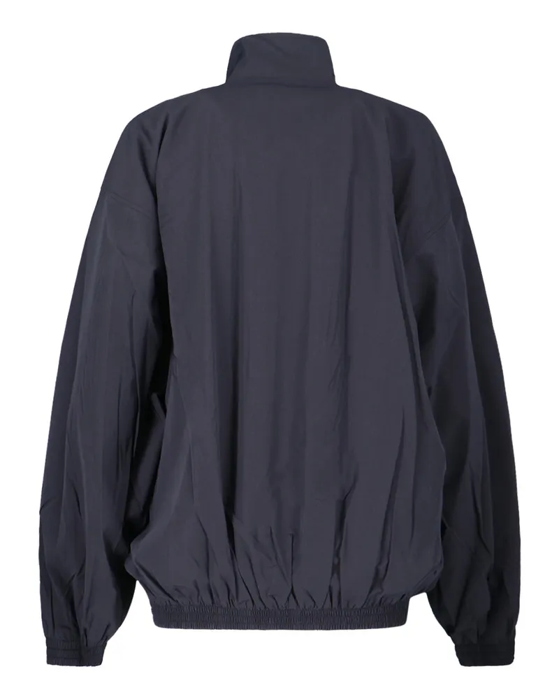Balenciaga Women's Jackets Black Polyester Navy