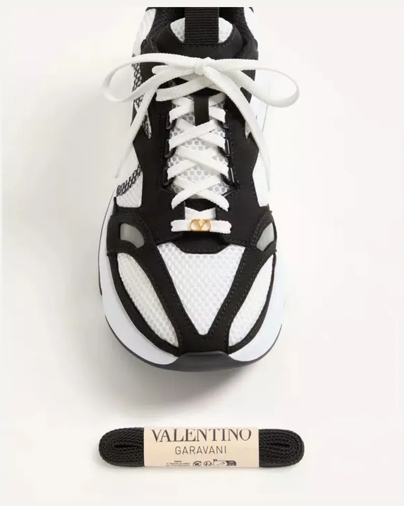 Valentino Garavani Basket Val H26 Sneaker — Black Black