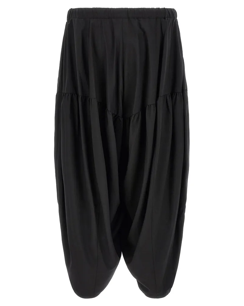 Comme des Garçons Men's Black Polyester Casual Pants Black