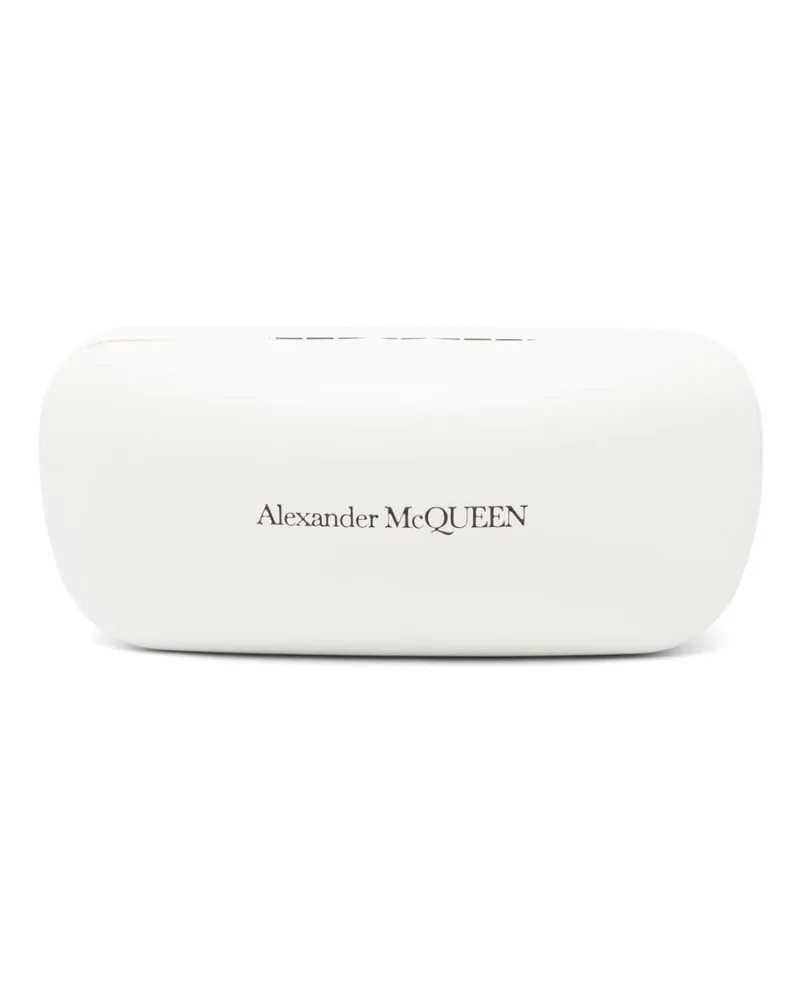 Alexander McQueen Square Tortoiseshell Acetate Sunglasses — Brown Brown