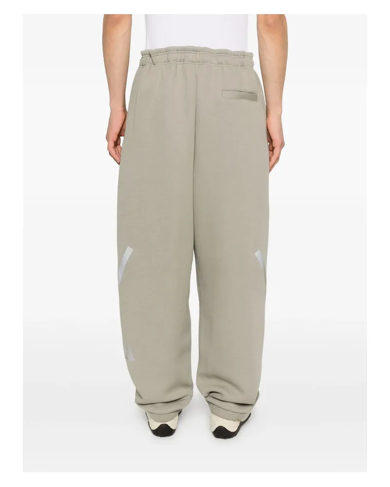 adidas Cotton Blend Track Pants — Beige Beige