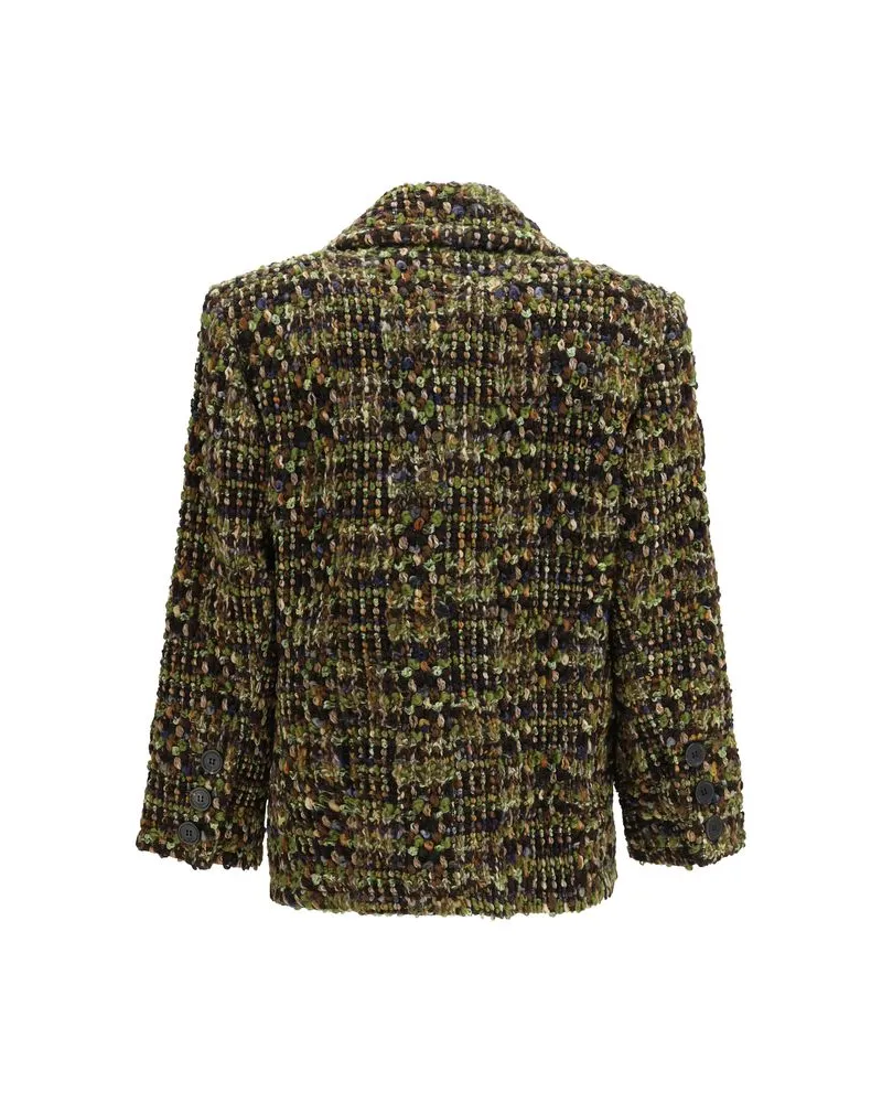 Saint Laurent Tweed Blazer — Multicolor Multicolor