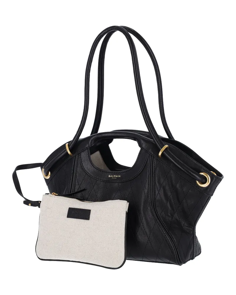 Balmain Women's Bags Black Lamb Leather Black