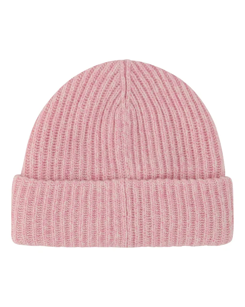 Ganni Women's Beanie Hat Lilac Sachet Wool Ovis Aries; Nylon E Hairbands Pink