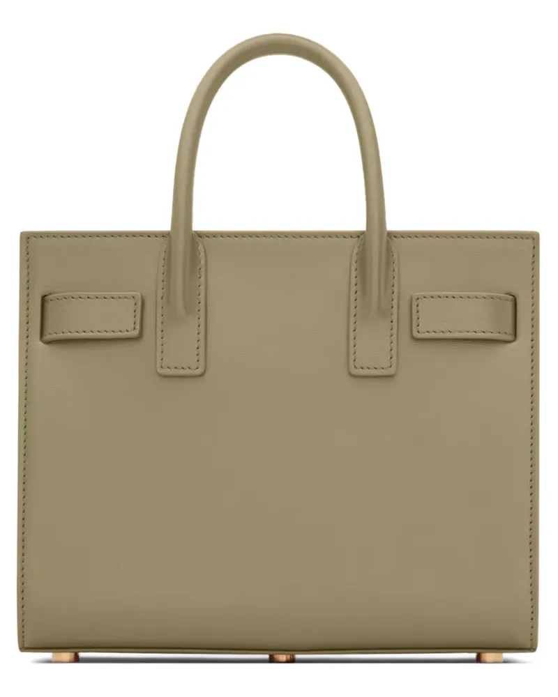 Saint Laurent Women's Sac De Jour Nano Bag Green Calfskin Handbags Hand Green