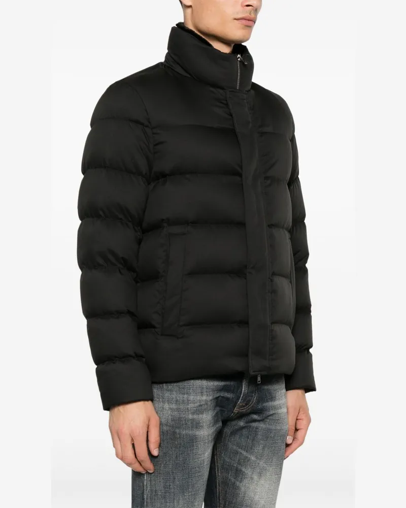 Herno Goose Down Padded Down Jacket — Black Black