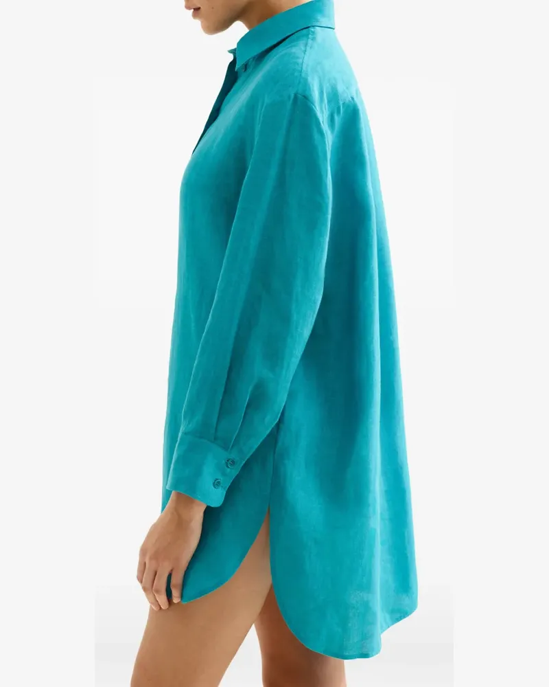 Eres Women's Long Sleeve Shirt Ss26 W Teal