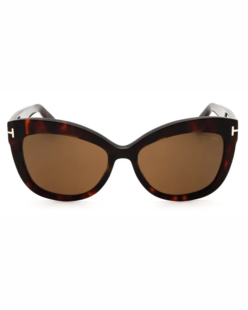 Tom Ford Women's Ft0524 Sunglasses Brown Brown