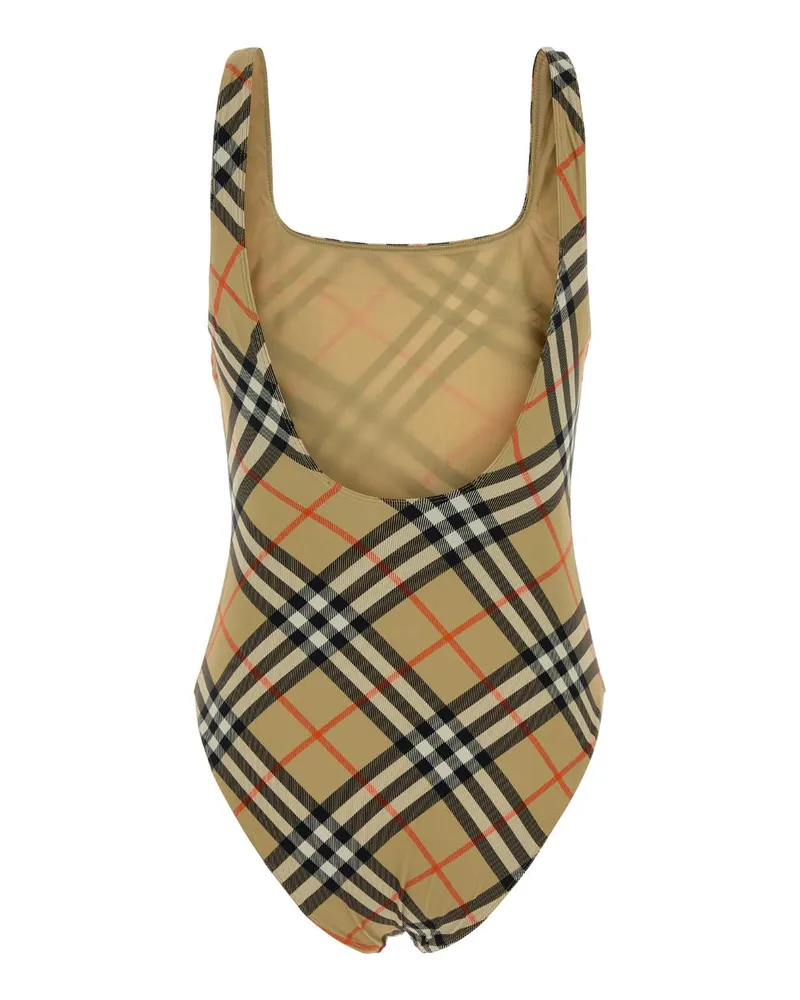Burberry Women Printed Stretch Nylon Swimsuit Sand Polyamide (nylon) Elastane Costumi Da Bagno Beige