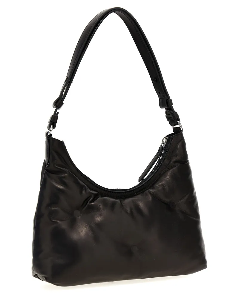 Maison Margiela Women's Black Lamb Leather Shoulder Bag Black