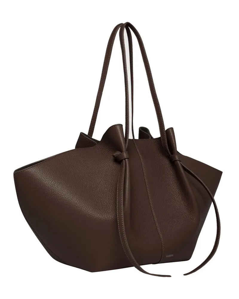 YUZEFI Mochi Shoulder Bag — Brown Brown