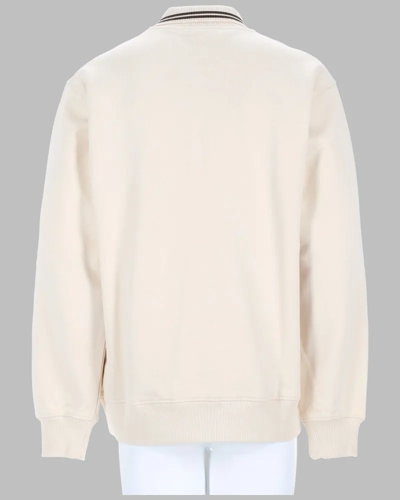 Drôle de Monsieur Cotton Polo Shirt — Beige Beige