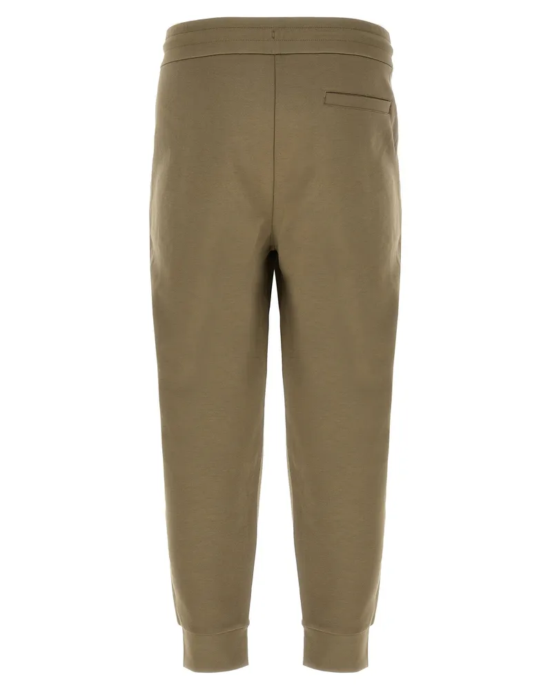 HUGO BOSS Regenerative Cotton-Blend Joggers — Olive Olive