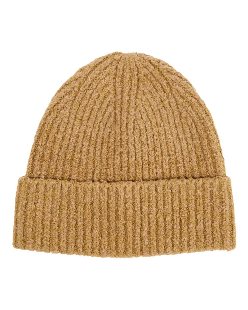 Acne Studios Men's Korval Wool Blend Beanie Beige Accessories > Beanies & Hats Beige