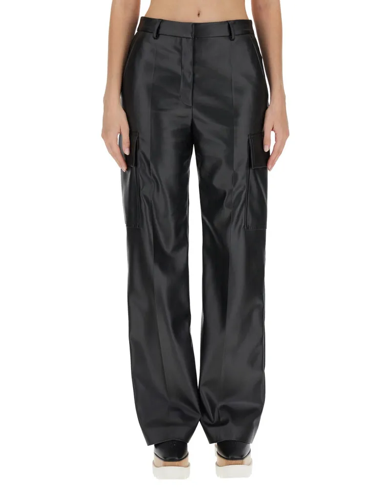 Stella McCartney Polyester Cargo Pants — Black Black