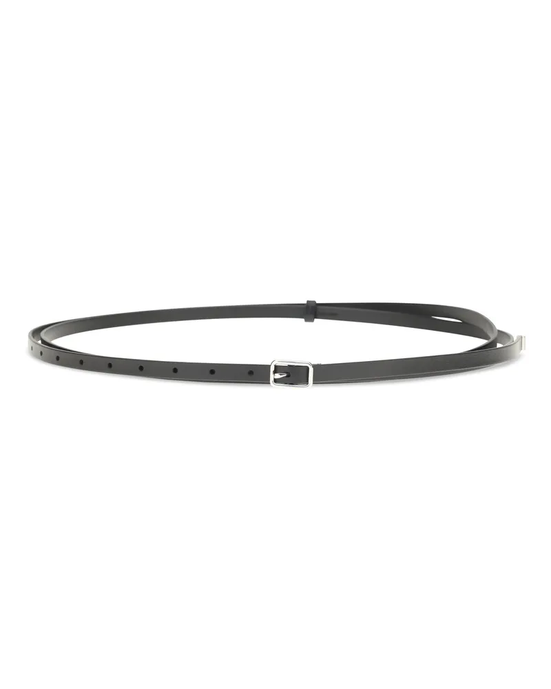 Givenchy Women's Belt Double Calfskin Black Calf Leather Black