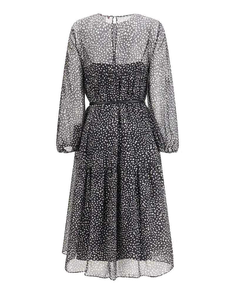 Max Mara Women's Campo Dress Nero Silk Black