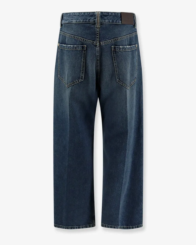 Brunello Cucinelli Women's Jeans Contemporary Square Blue Cotton Blue
