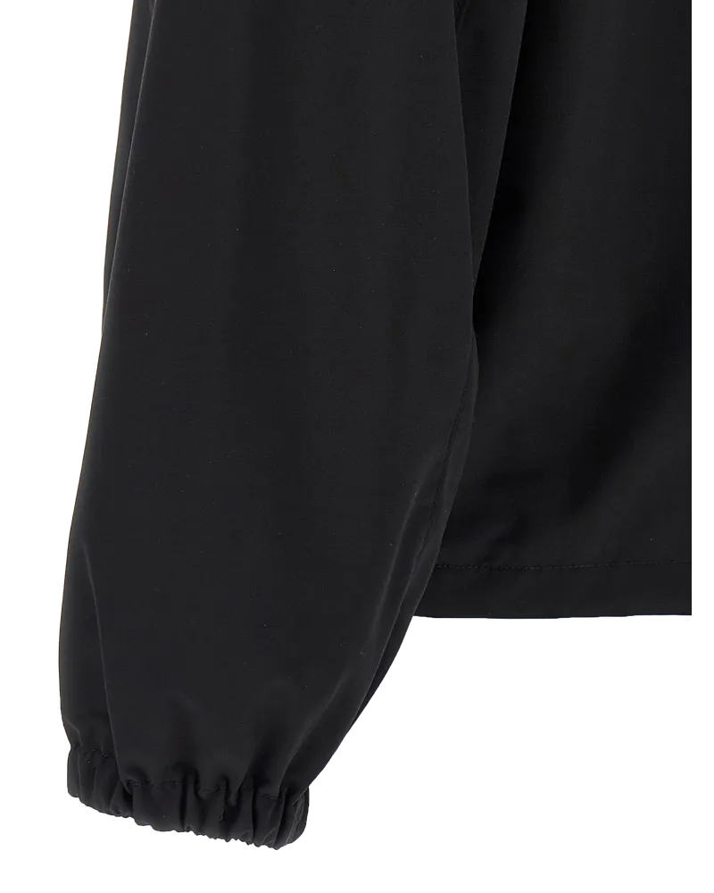Prada Virgin Wool Blouson Jacket — Black Black