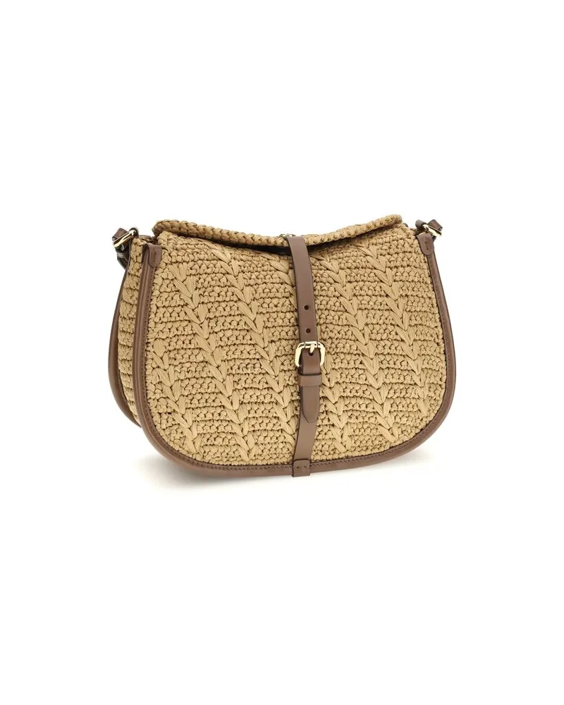 Etro Women's Beige Raffia Shoulder Bag Beige